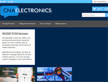 Tablet Screenshot of cna-electronics.co.uk